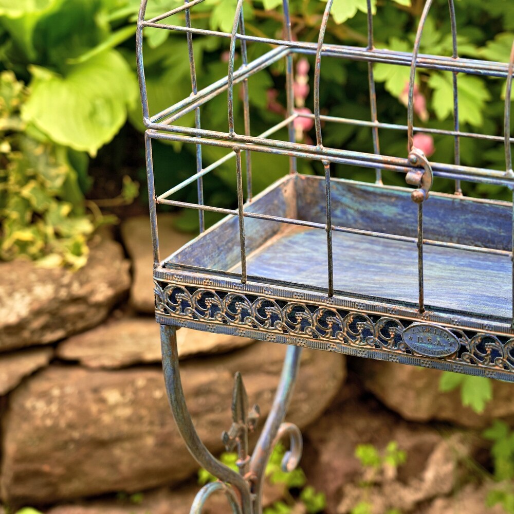 Iron Cage Plant Stand  \