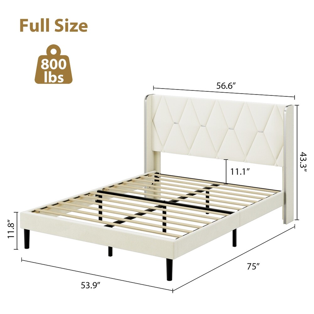 Upholstered Platform Bed Frame