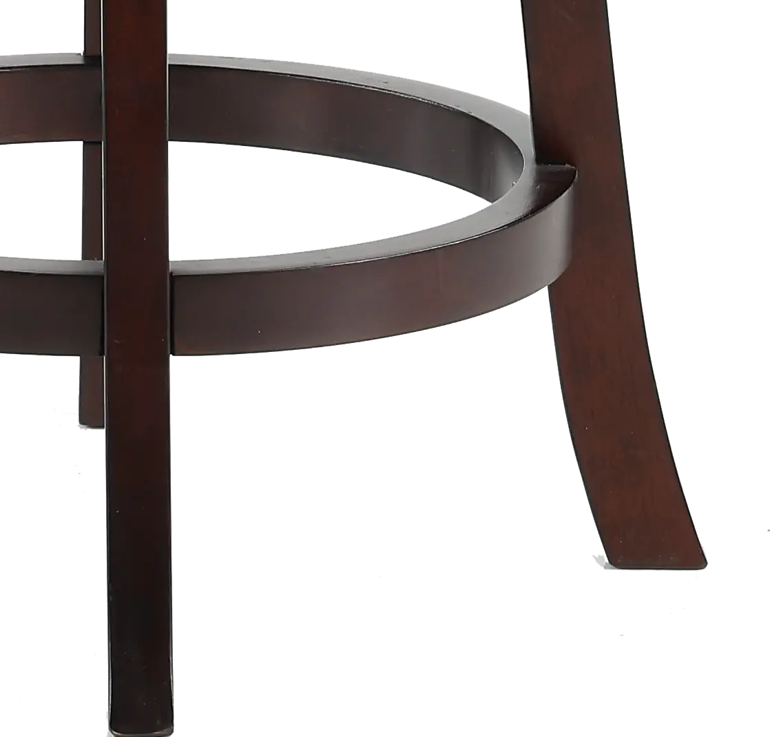 Harper Dark Cherry Swivel Counter Height Stool