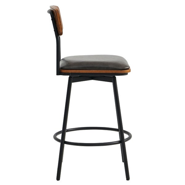 Claire Swivel Counter Height Bar Stool Set of 2