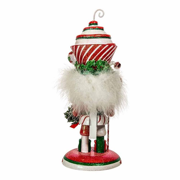 Kurt Adler 12 inch Hollywood Cupcake Swirl Hat Nutcracker