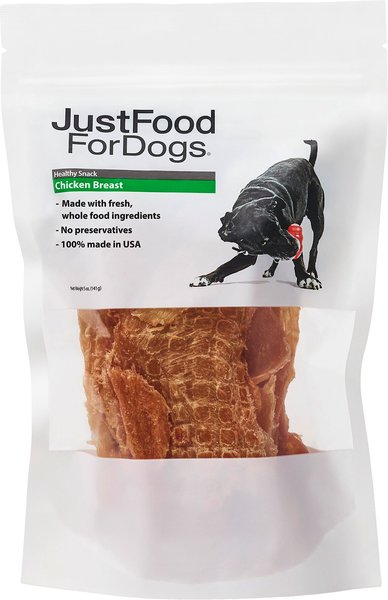 JustFoodForDogs Chicken Breast Dehydrated Dog Treats