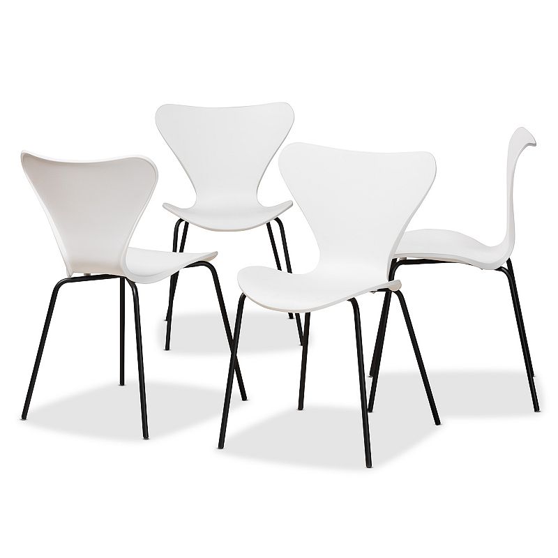 Baxton Studio Jaden Dining Chair 4-Piece Set