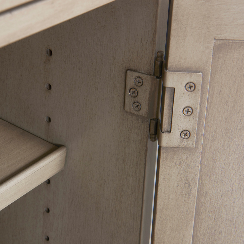 Dauphin Handpainted Entryway Storage Cabinet   Transitional   Accent Chests And Cabinets   by Jennifer Taylor Home  Houzz