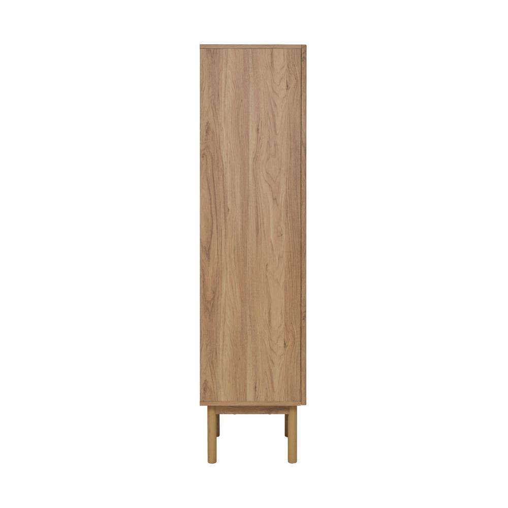 Swiss Madison Classe 15 in. W x 15 in. D x 60 in. H Brown MDF Linen Cabinet in Oak SM-BC101