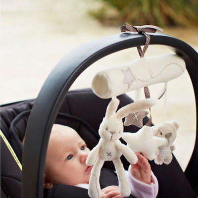 Cute Baby Rattles Activity Spiral Crib Stroller Car Seat Travel Hanging Toys Baby Rattles Toy