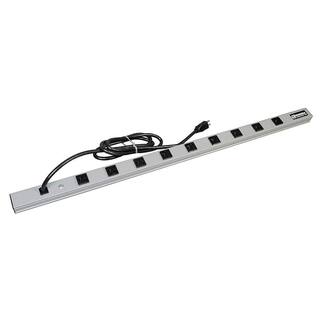 Legrand Wiremold CabinetMATE 9-Outlet 15 Amp Power Strip 15 ft. Cord 3609ULBD