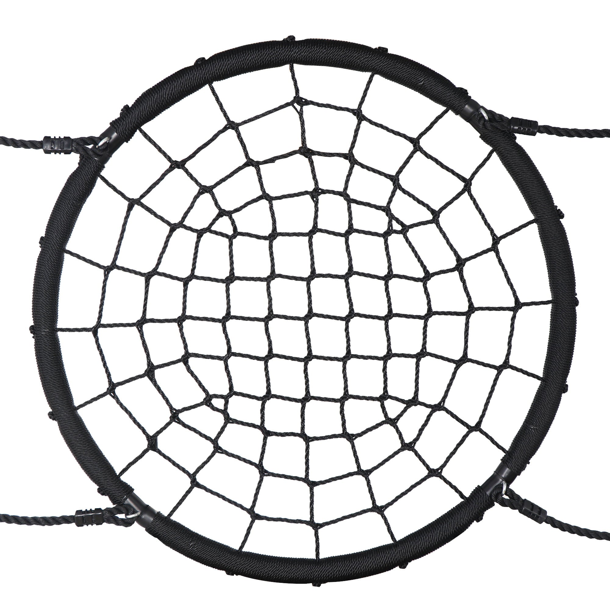 ZenStyle Spider Web Tree Swing Saucer Large Platform with Adjustable Detachable Nylon Rope