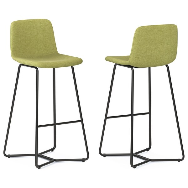 WYNDENHALL Bogart Contemporary Bar Stool (Set of 2)