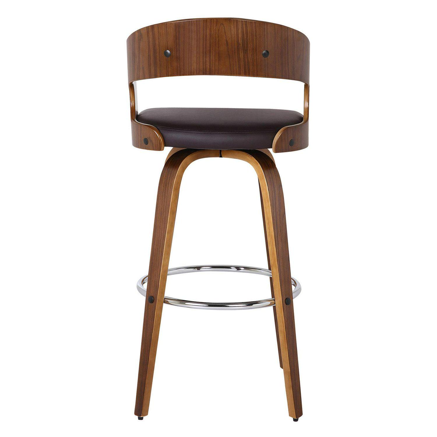 Armen Living Shelly 26 in. Swivel Counter Stool