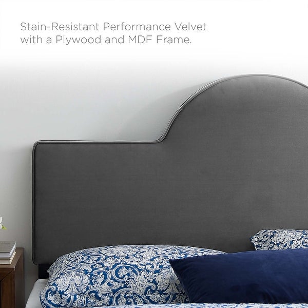 Dawn Twin Performance Velvet Headboard - - 32375455