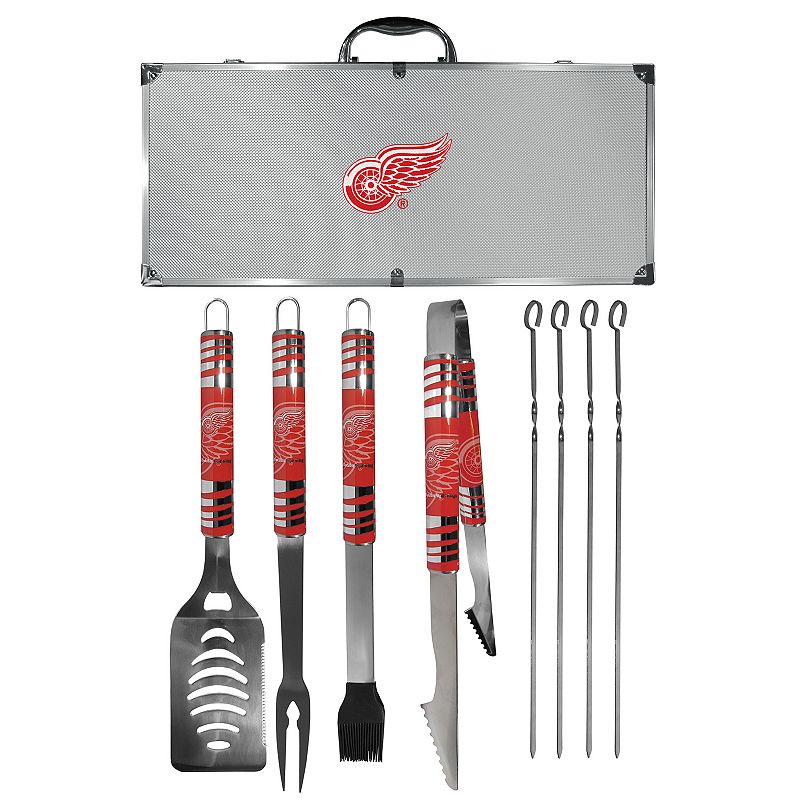 Detroit Red Wings Tailgater 8-Piece BBQ Grill Set