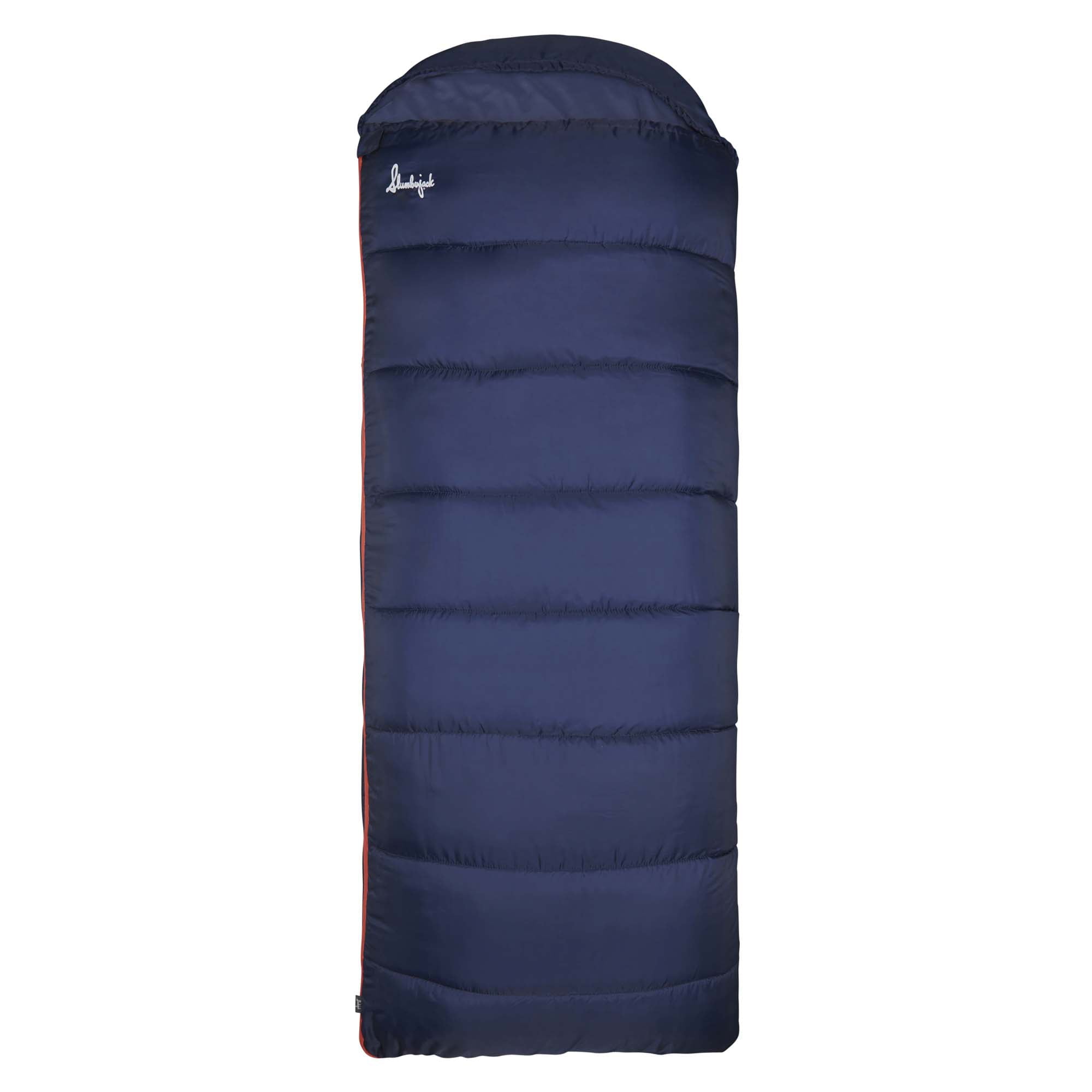 Slumberjack Shadow Mountain 30-Degree Hooded Sleeping Bag, 35"x88"