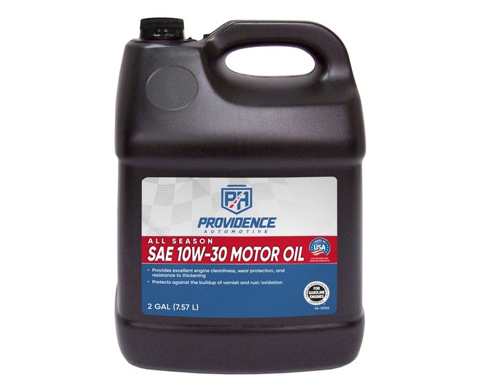 Providence Automotive Oil All Season 10W30 Motor Oil，  2 Gallon - PA-10302