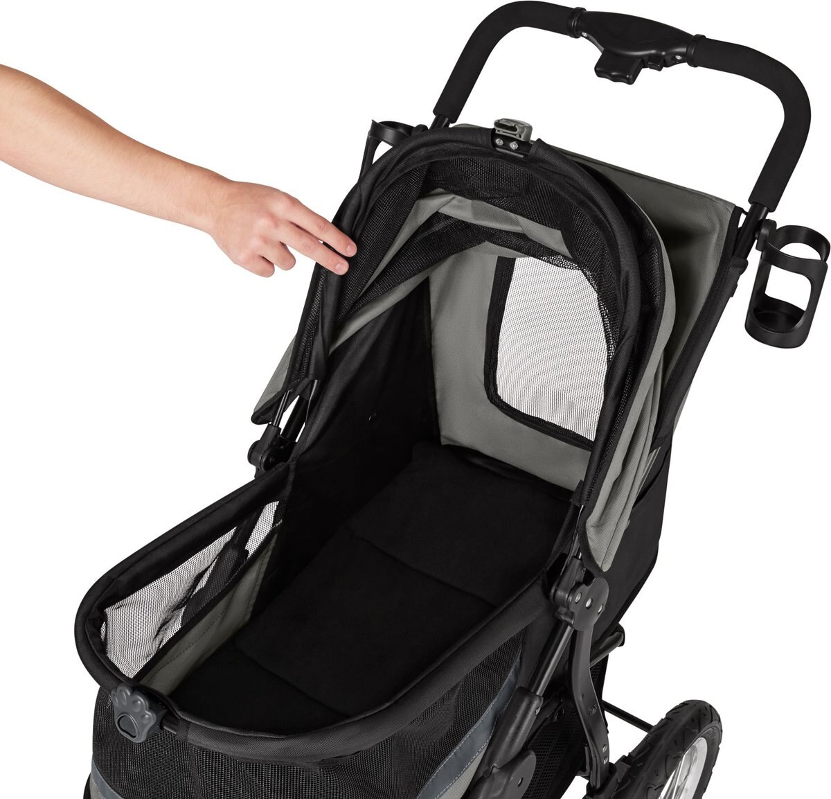 Frisco No-Zip， Collapsible Cat and Dog Jogger Stroller