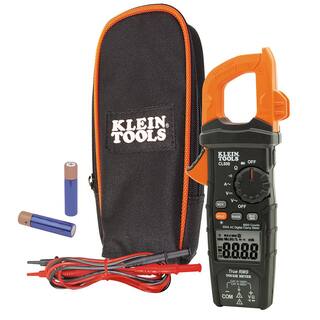 Klein Tools 600 Amp AC True RMS Auto-Ranging Digital Clamp Meter and GFCI Receptacle Tester Set M2O41632KIT