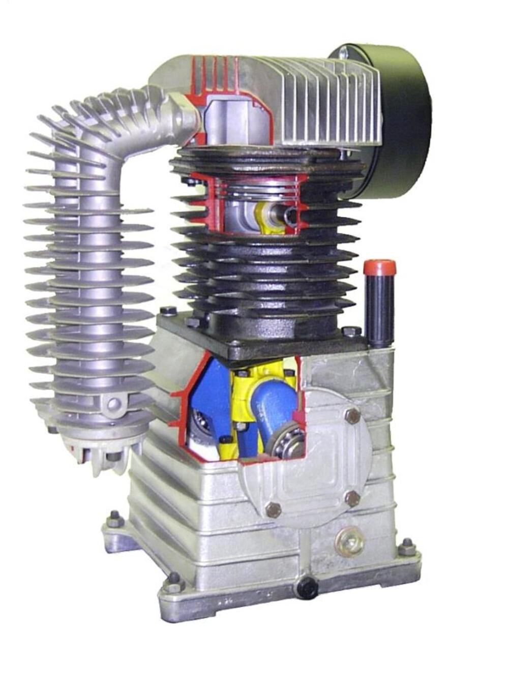 Rolair 5 HP 230V 18.8 CFM@90PSI 9 Gall Twin Tank Constant-Run Compressor 5230K30CS-0001 from Rolair