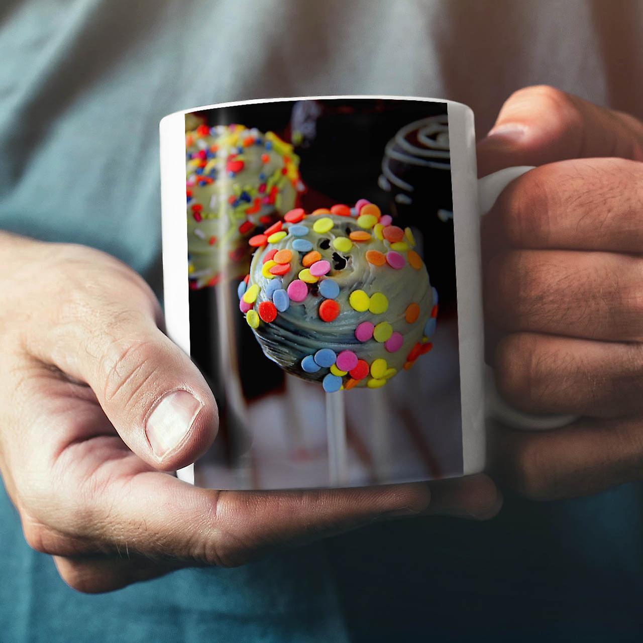 Candy Photo Shop Food NEW White Tea Coffee Ceramic Mug 11 oz | Wellcoda