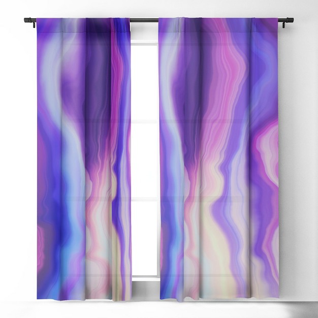 1pc Blackout Window Curtain Panel Deny Designs