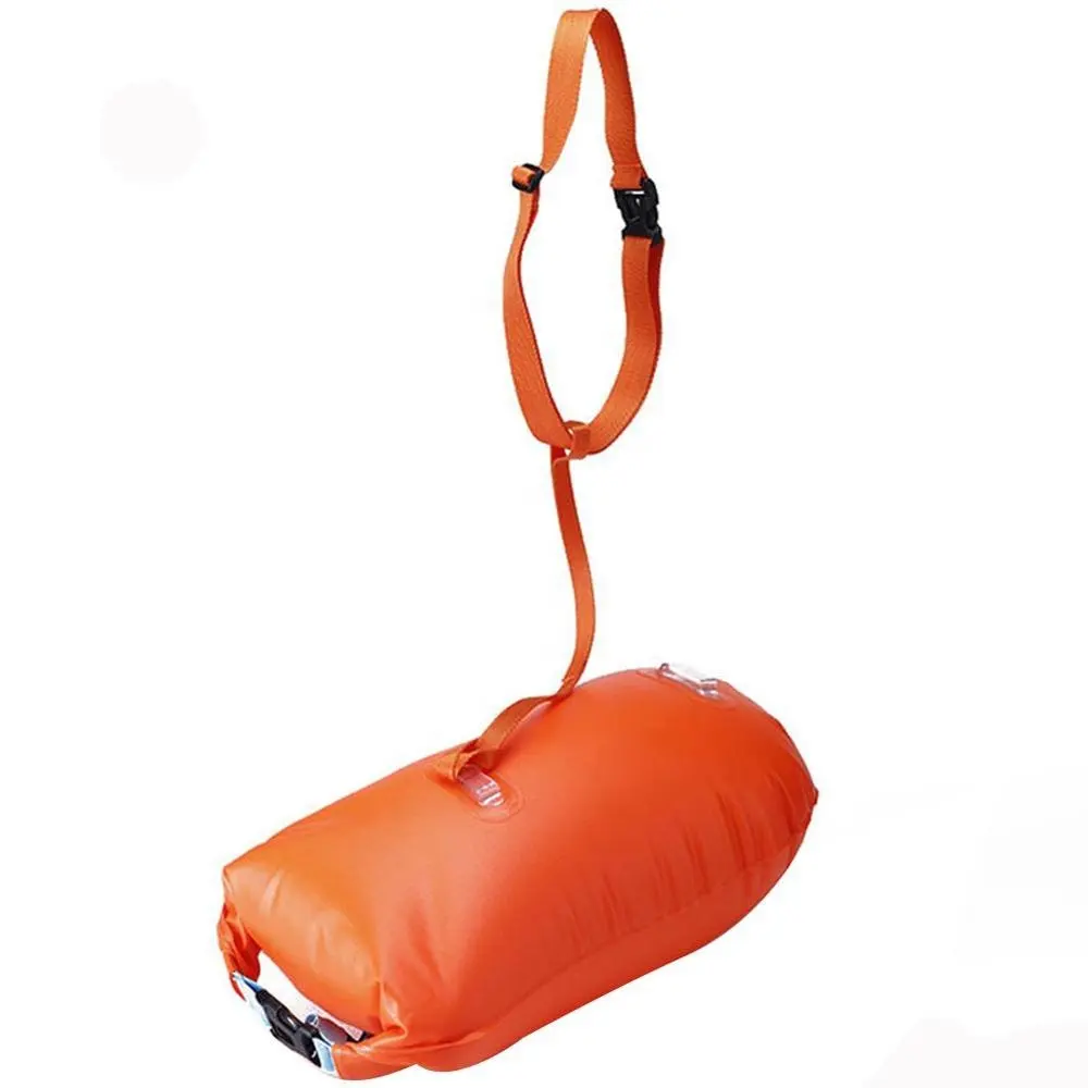 PVC Waterproof Dry Bag Swimming Backpack Kayak Rafting Drifting Camping Hiking Rucksack Inflatable Flotation Bag Life Buoy