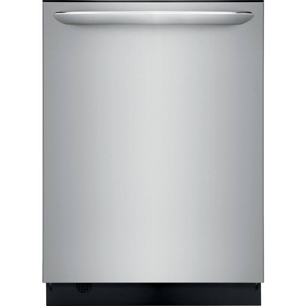 FRIGIDAIRE GALLERY 24 In. in. Top Control Built-In Tall Tub Dishwasher in Stainless Steel with 5-Cycles 49 dBA FGID2476SF