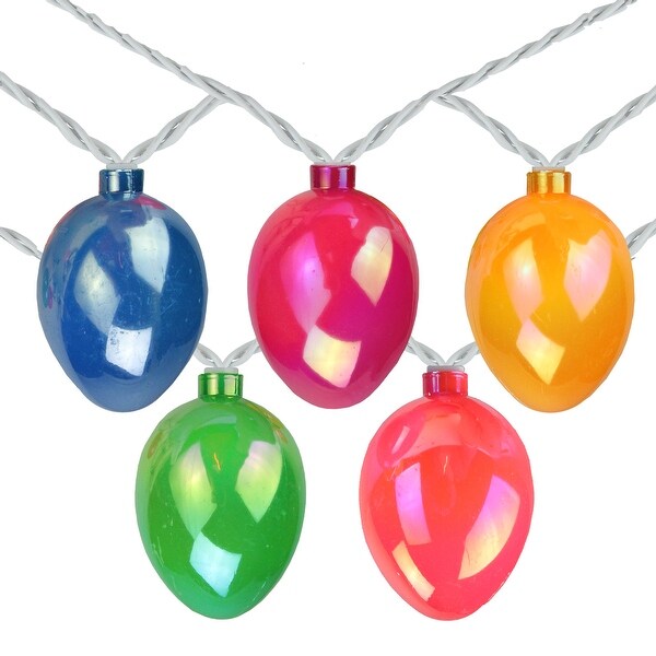 10 Pearl MultiColored Easter Egg Spring Holiday Lights