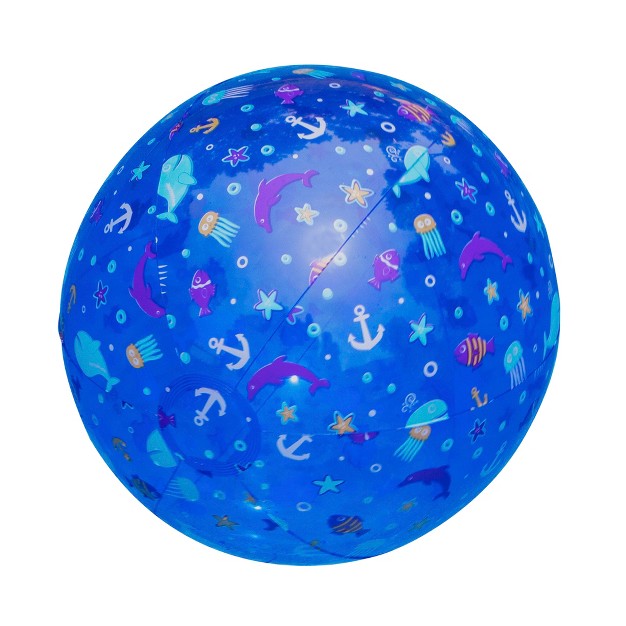 Sea Life And Anchor Beach Ball