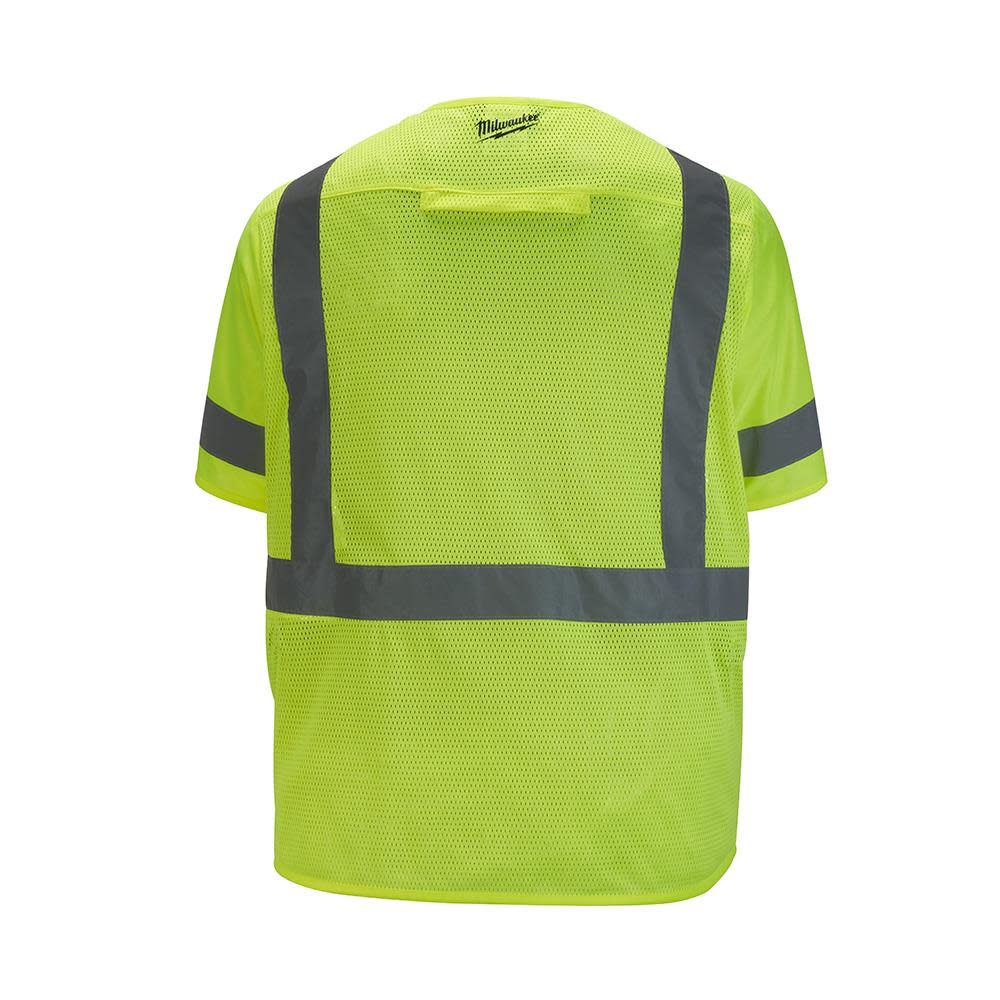 Milwaukee High Vis Safety Vest Yellow Class 2 Mesh Breakaway AR/FR Cat 1  L/XL