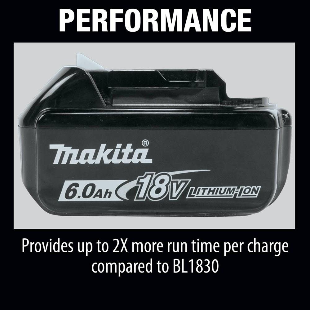 18 Volt 6.0 Ah LXT Lithium-Ion Battery ;