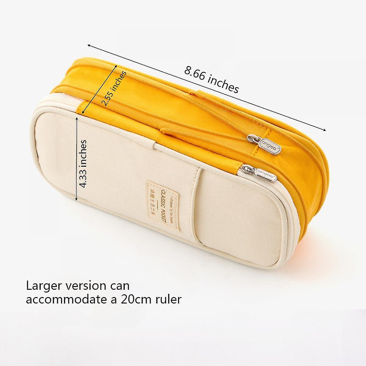 Veeki Large Capacity Pencil Case Pencil Pouch Handheld Pen Bag， School Pencil Case For Teen Girl Boy Men Women Adult