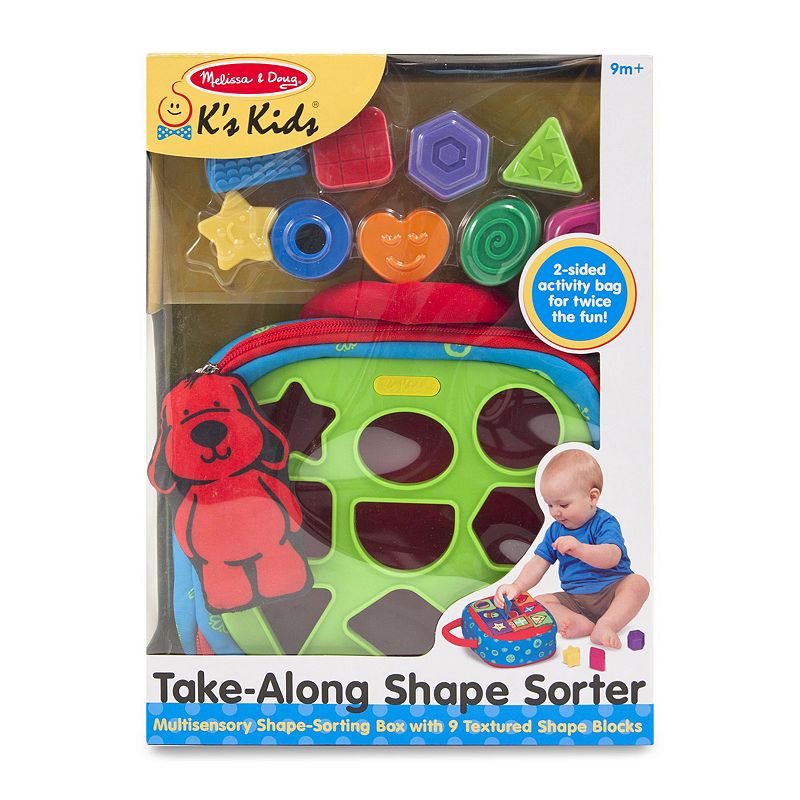 Melissa and Doug K's Kids Take-Along Shape Sorter