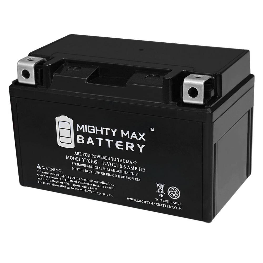 MIGHTY MAX BATTERY 12-Volt 8.6 Ah Replacement Battery for Yuasa YTZ10S Battery YTZ10S61