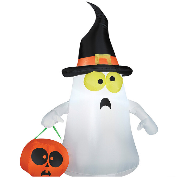 Morris Costumes SS63975G Ghost With Witch Hat Airb...