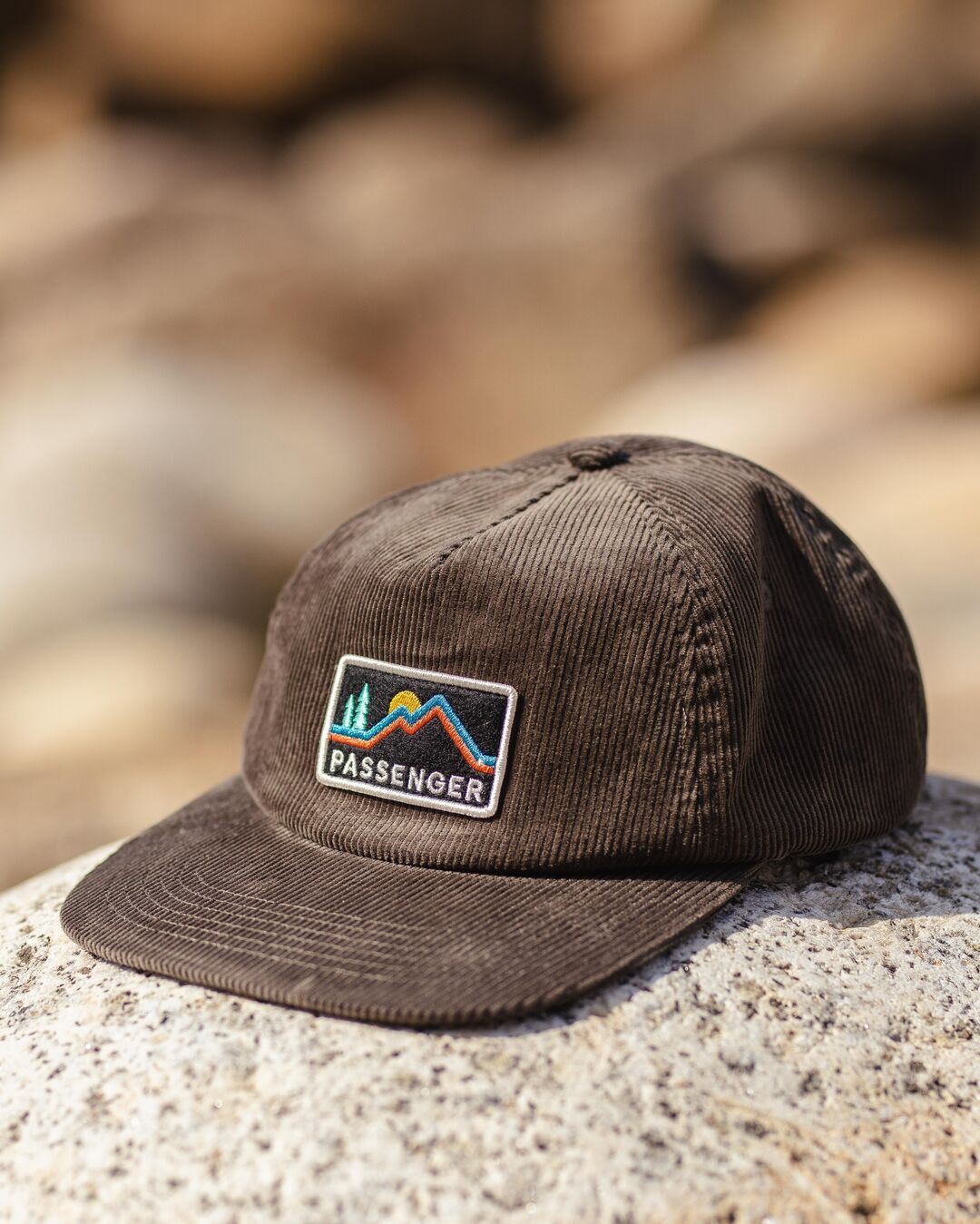 Fluke Recycled Cotton 5 Panel Cap - Khaki