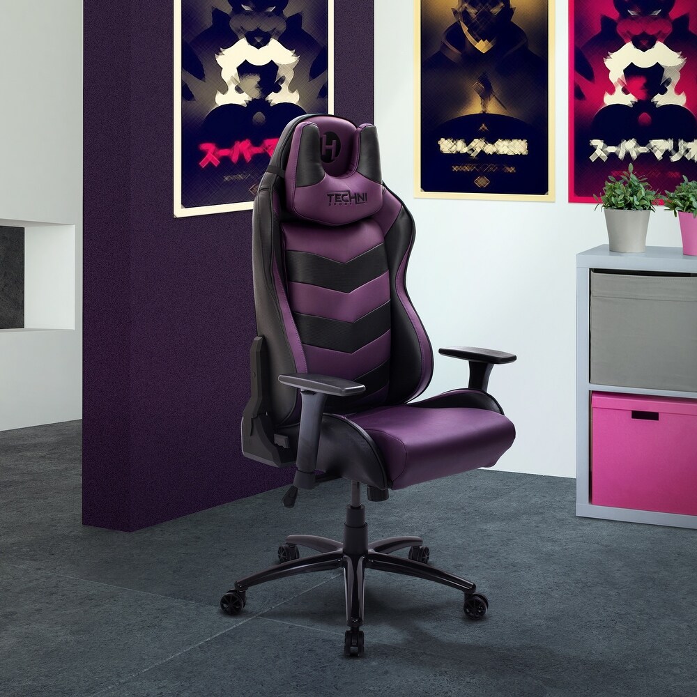 Ergonomic Tilt Adjustable Gaming Computer Chair with 3D Armrests