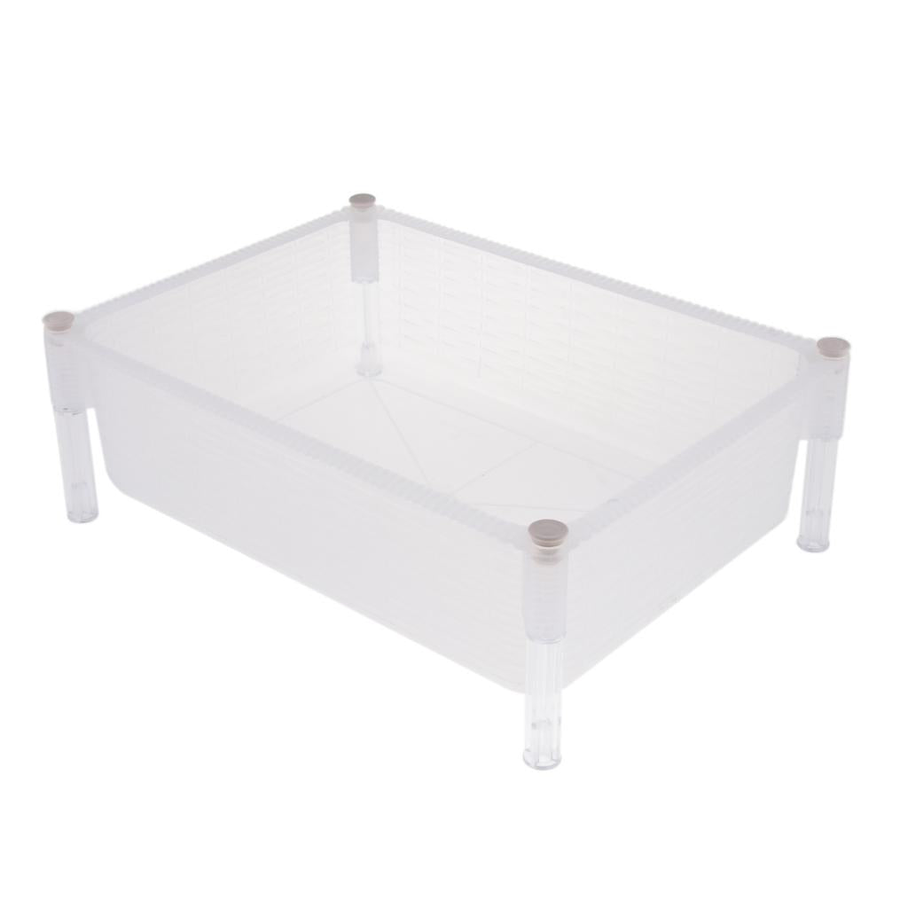 Clear Reptile Turtle Tank Aquarium Box for Small to Large Reptile Fishes