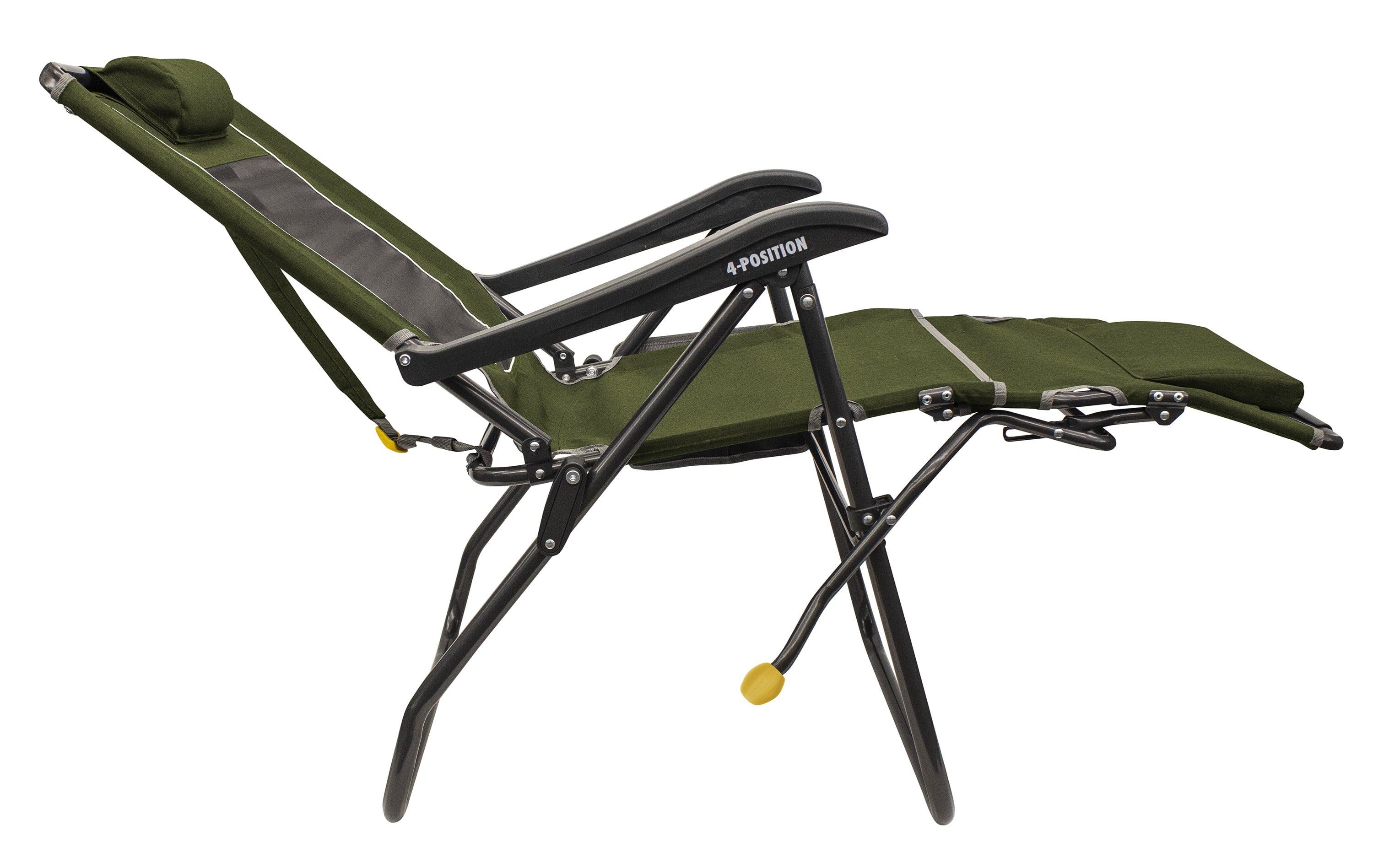 GCI Outdoor Legz up Lounger, Heathered Loden Green, Adult Chair