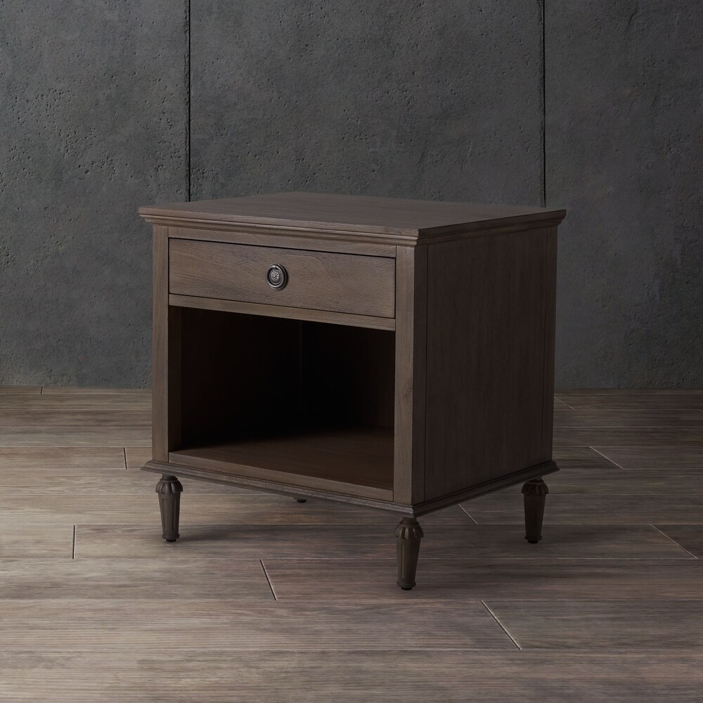 SAFAVIEH Couture Lisabet 1 Drawer Wood Nightstand