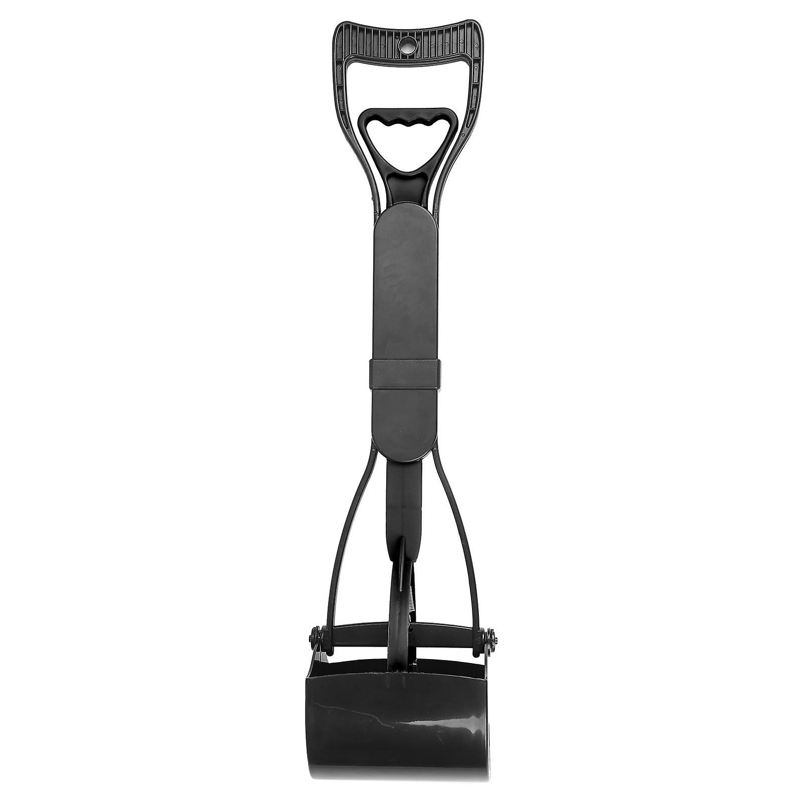 Pet Pooper Long Handle Jaw Poop Scoop Clean Pick Up Dog Cat Waste Picker Cleaning Toolblack