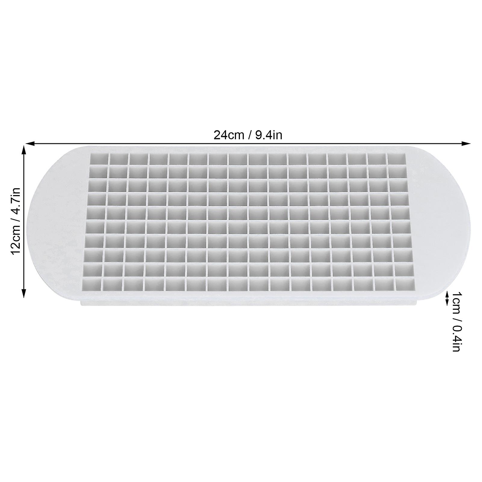 Ice Cube Tray， 160 Grid Silicone Square Chocolate Mold Ice Mold Trays Easy To Release Flexible Diy Baking Tools For Pudding Cake Chocolate[white]