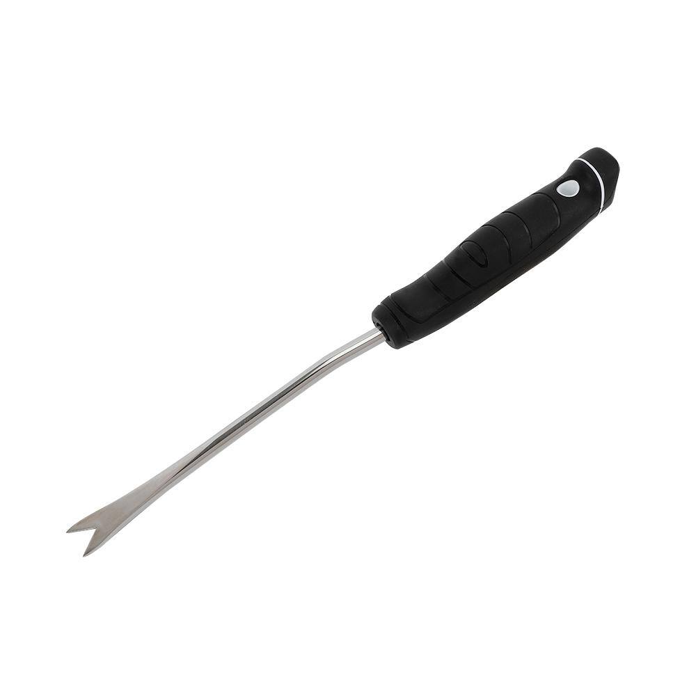 Husky 6.2 in. Double Injection Grip Handle Stainless Steel Hand Weeder GD210304