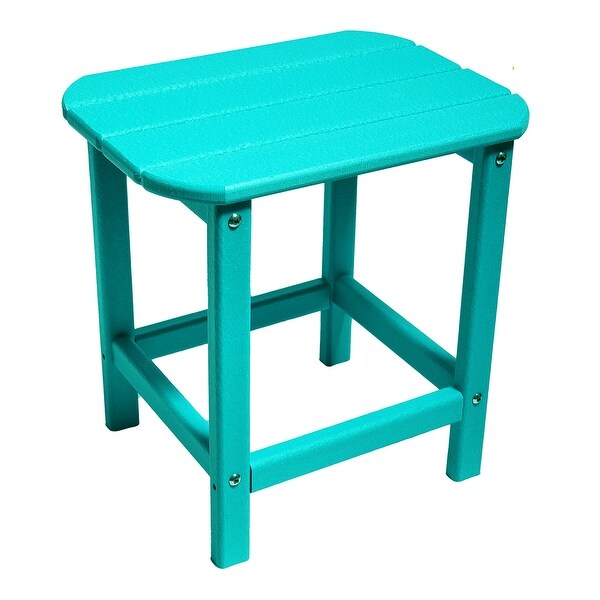 HDPE Compact Side Table，Perfect for Indoor/Outdoor Use，Ultra Durable Weather Resistant Design