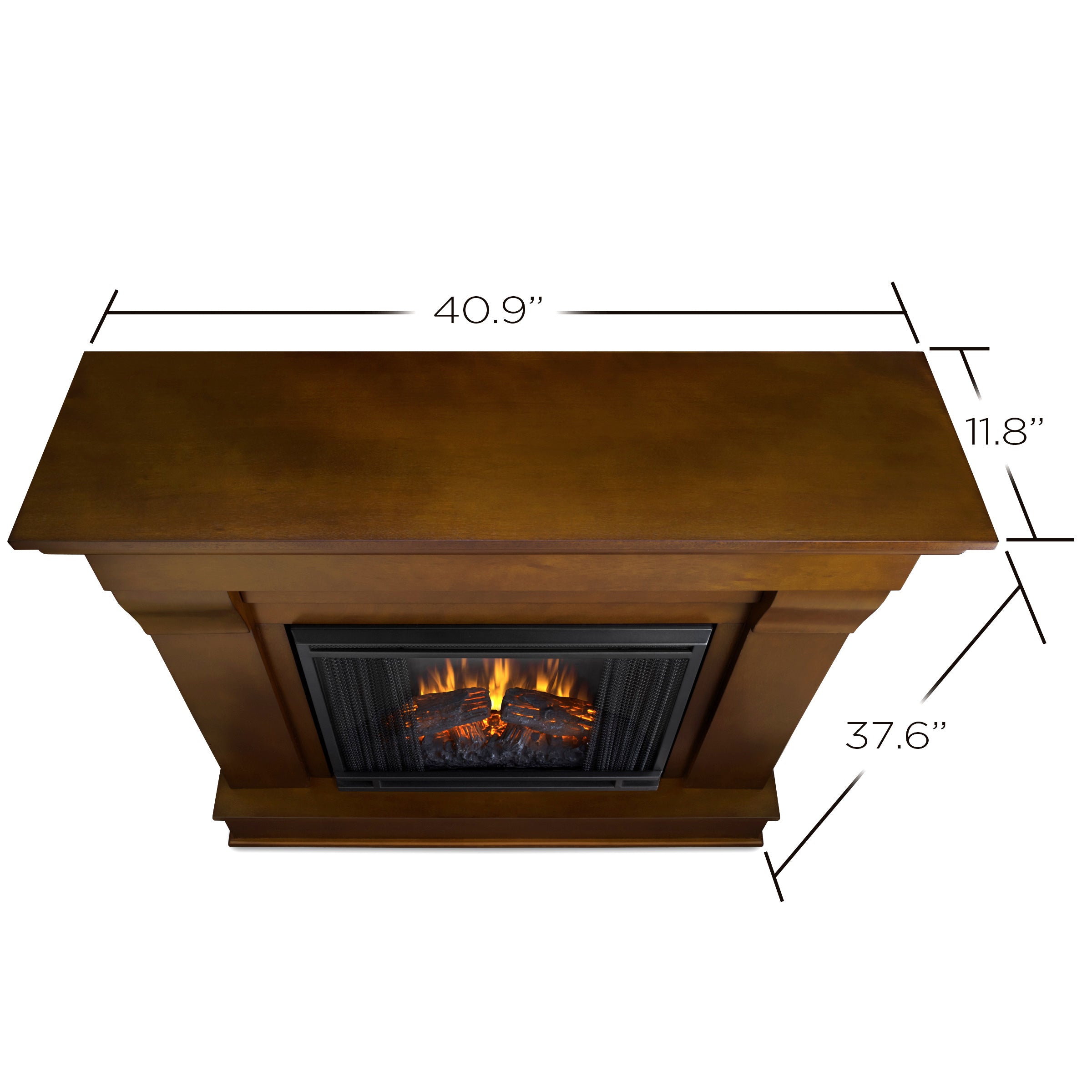 Real Flame Chateau Electric Fireplace in Espresso