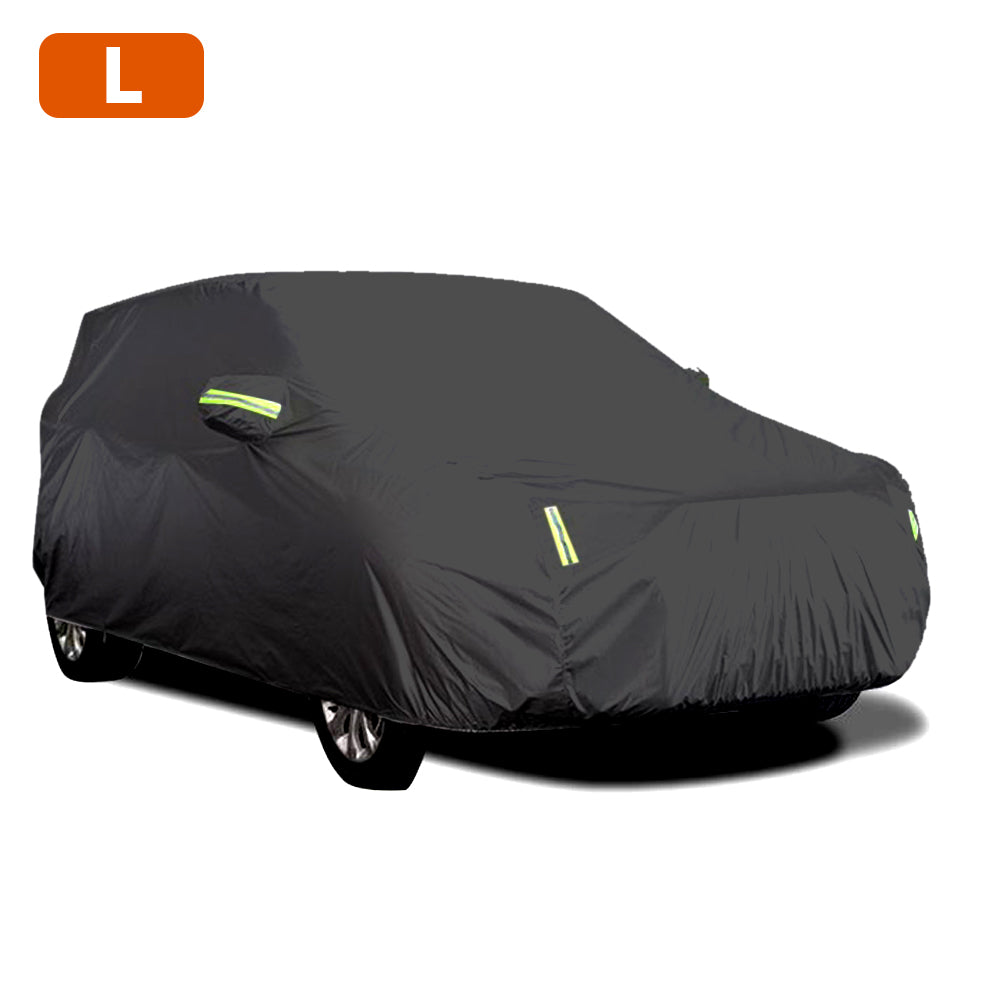 MABOTO Car Cover Full Covers with Reflective Strip Sunscreen Protection DustproofandWaterproof Cover Scratch-Resistant for 4X4/SUV Business Car