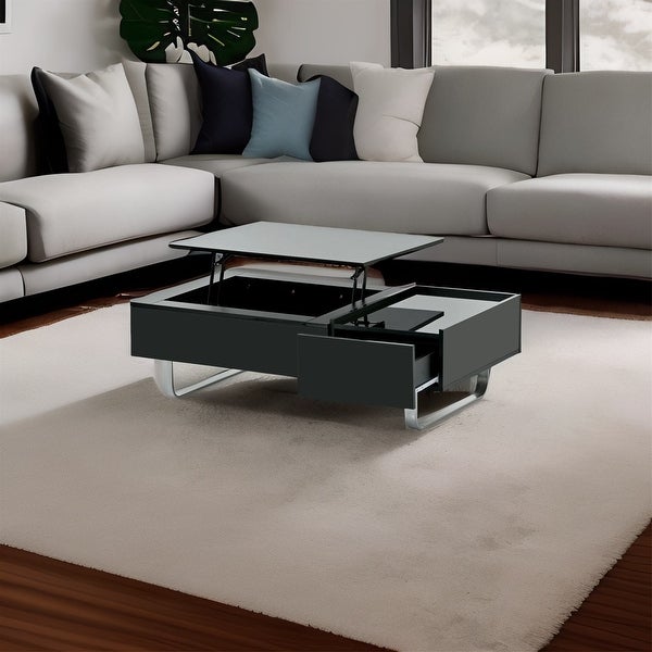 Coffee Table with Lifted Tabletop