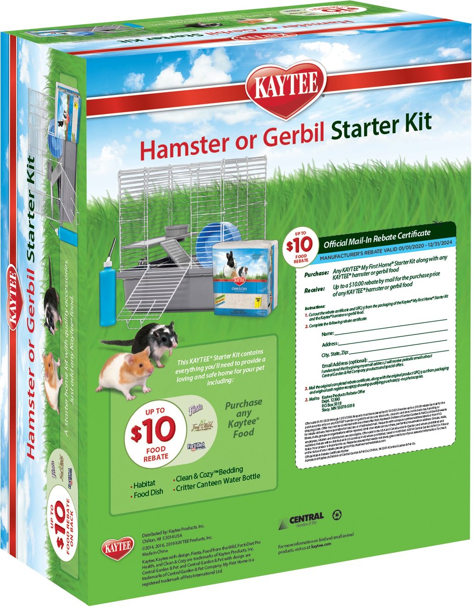 Kaytee My First Home Hamster and Gerbil Starter Kit