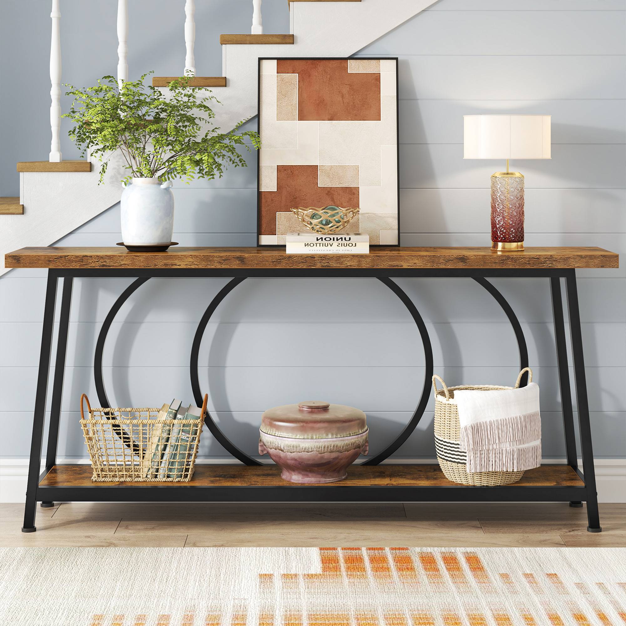 2-Tier Console Table, 70.9