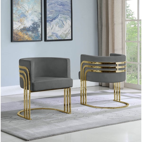 Best Quality Furniture Accent Chair with Gold Base (Single)