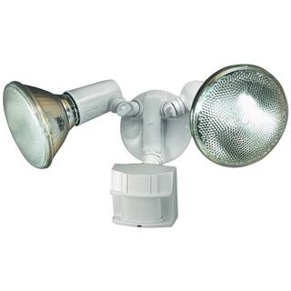 Heath Zenith 150 PAR Motion Sensor White Outdoor Security Light HZ-5411-WH