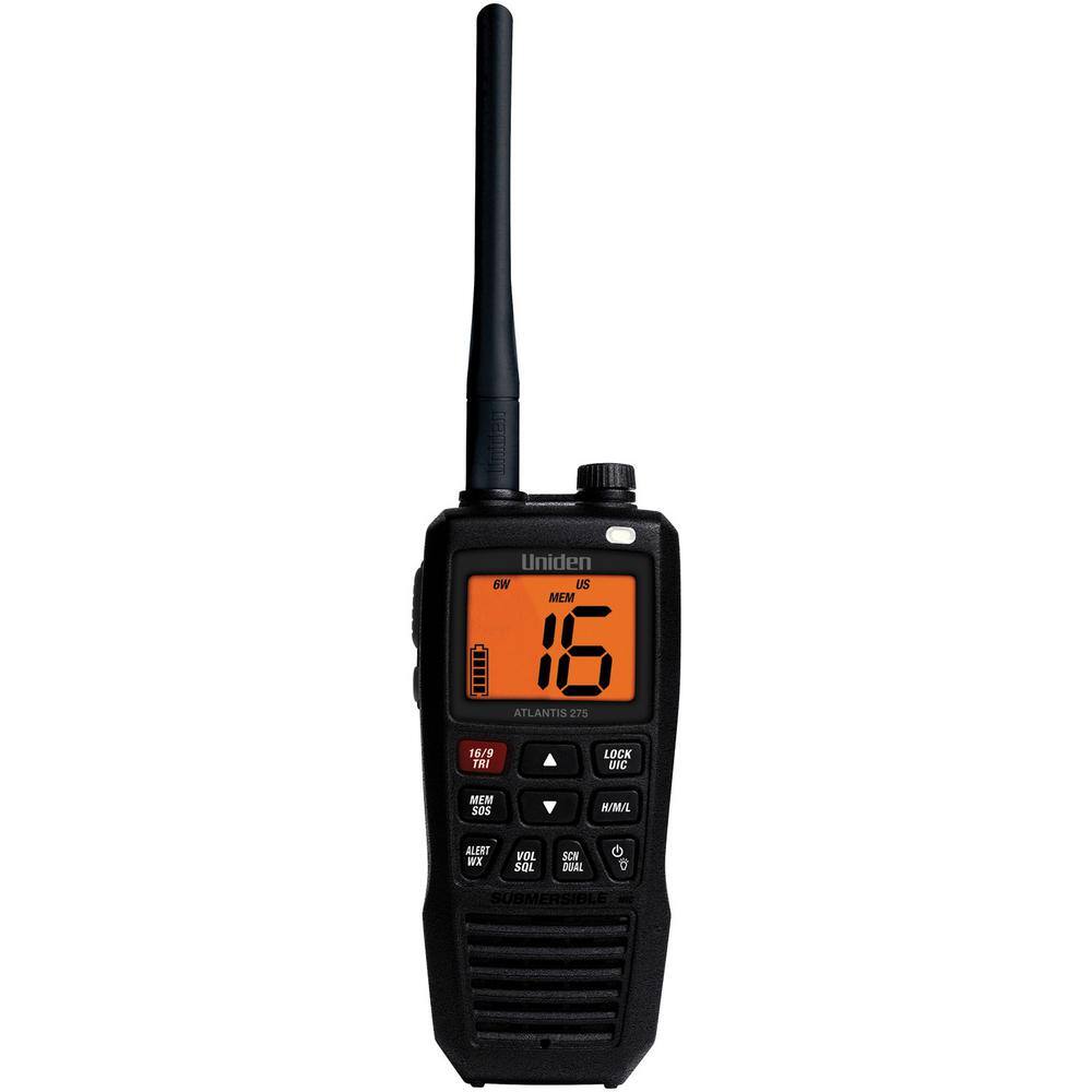 Uniden Atlantis 275 Floating Handheld 2-Way VHF Marine Radio ATLANTIS 275